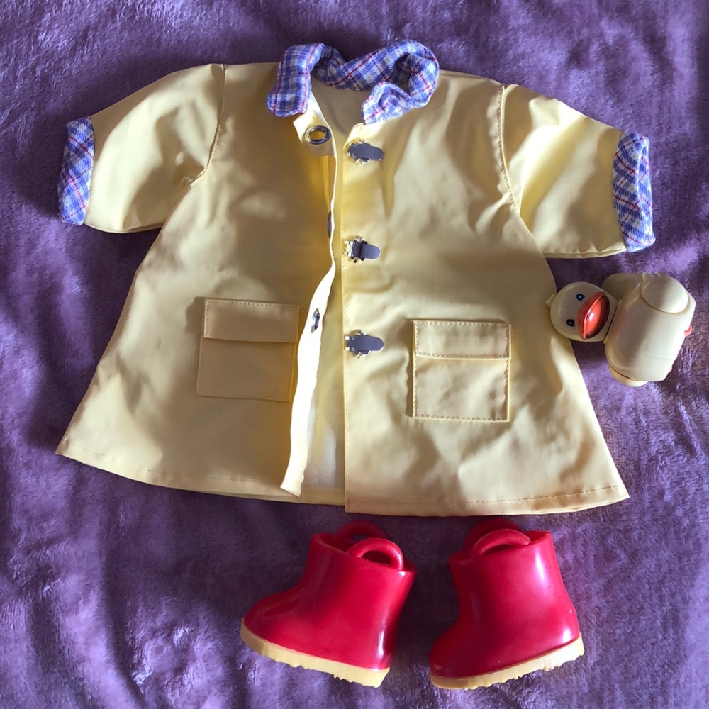 Bitty Baby Doll Rainy Day Outfit